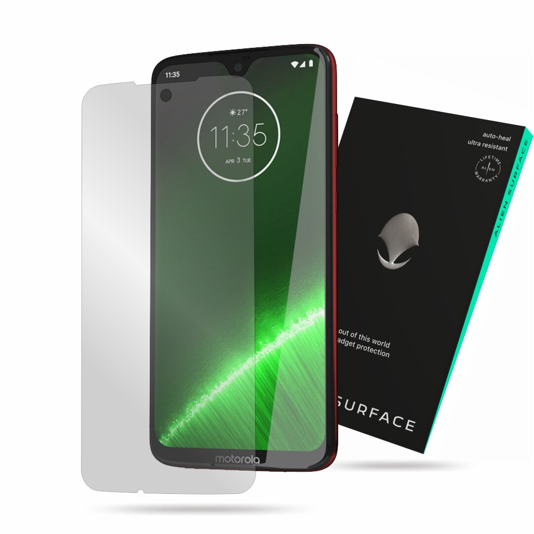 Folie Alien Surface, Motorola Moto G7 Plus, protectie ecran