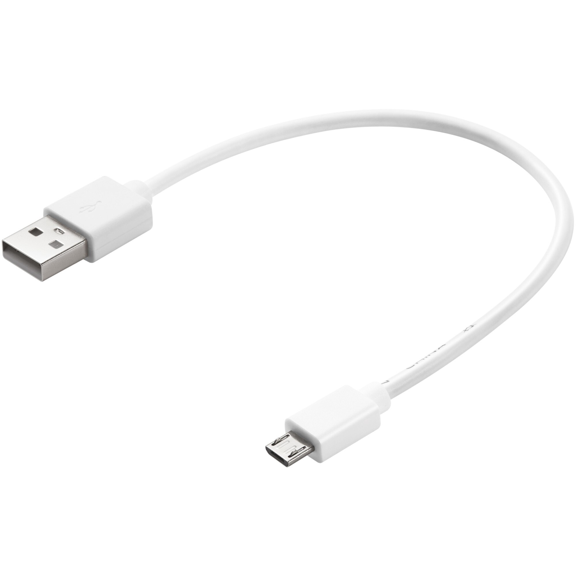 Cablu pentru transfer sau incarare de date , Sandberg , USB / MicroUSB , 0.2m , alb