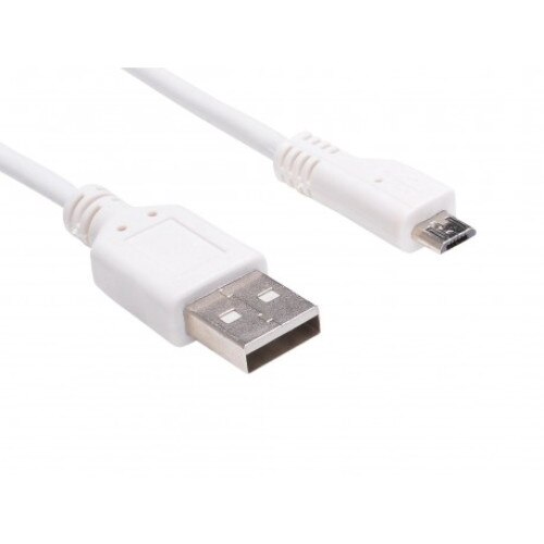 Cablu de incarcare si transfer date , Sandberg , MicroUSB / USB , 3m , alb