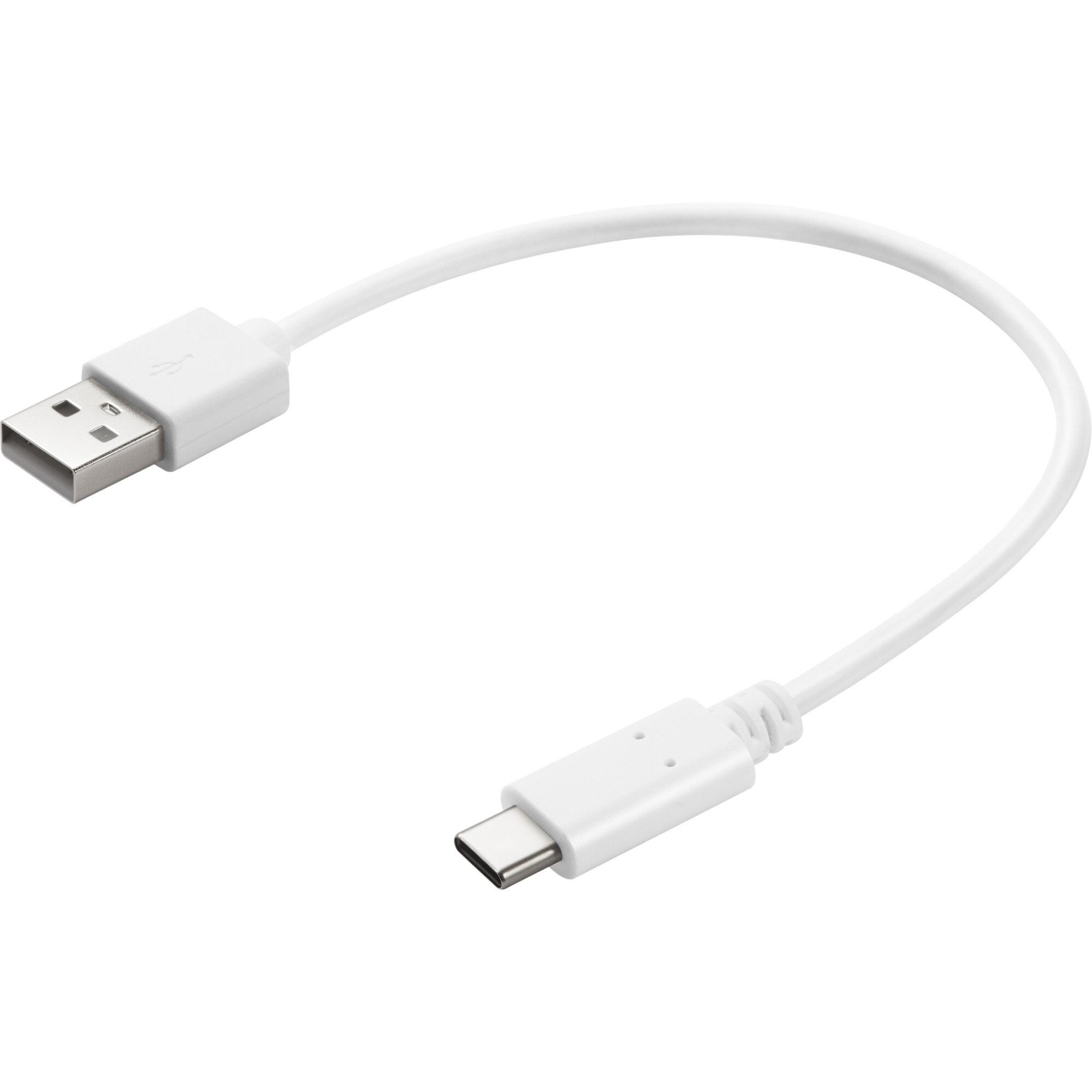 Cablu de date , Sandberg , USB / Lightning MFI, 0.2 m , alb