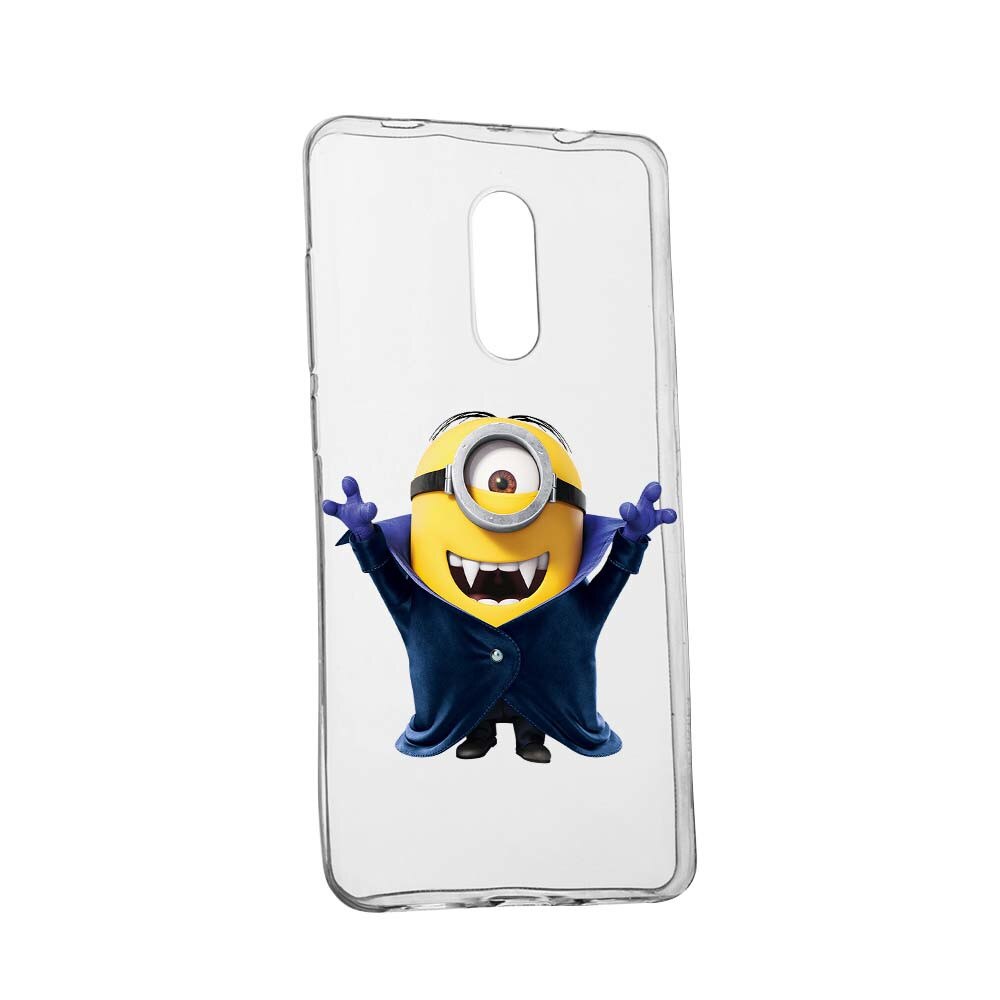 Husa de protectie Minion Vampire pentru Sony XZ2, rezistenta la uzura, anti-alunecare, din silicon Premium, 204