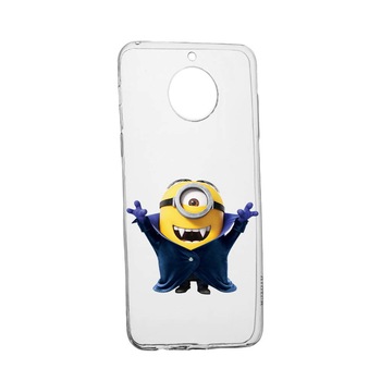 Husa de protectie Minion Vampire pentru Motorola MOTO G6 PLUS, rezistenta la uzura, anti-alunecare, din silicon Premium, 204 Husa de protectie Minion Vampire pentru Motorola MOTO G6 PLUS, rezistenta la uzura, anti-alunecare, din silicon Premium, 204