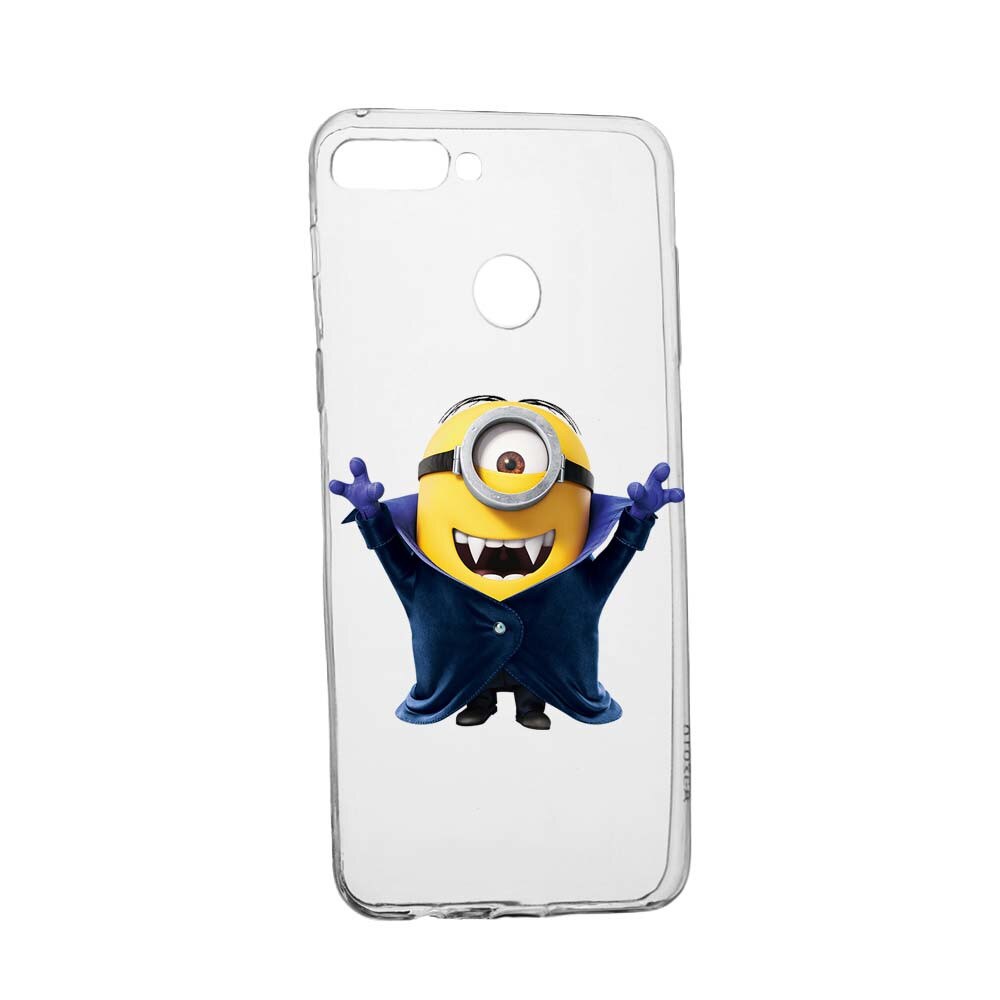 Husa de protectie Minion Vampire pentru Xiaomi Mi8 Lite, rezistenta la uzura, anti-alunecare, din silicon Premium, 204
