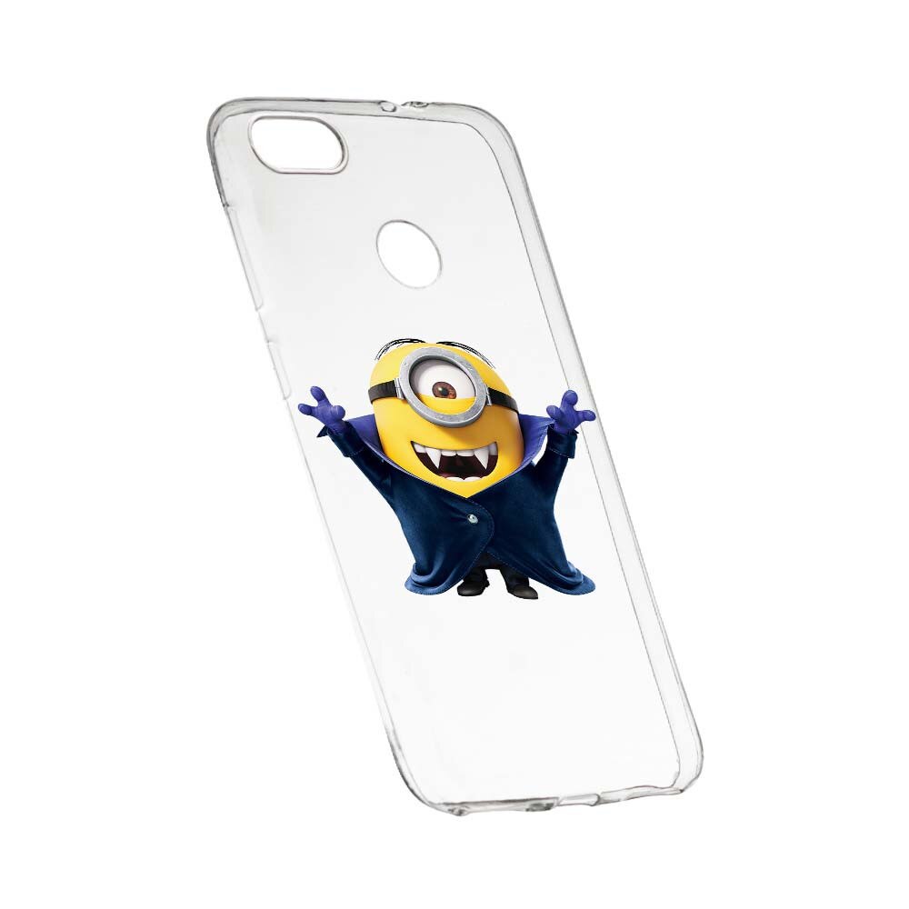 Husa de protectie Minion Vampire pentru Huawei Honor 10 Lite, rezistenta la uzura, anti-alunecare, din silicon Premium, 204
