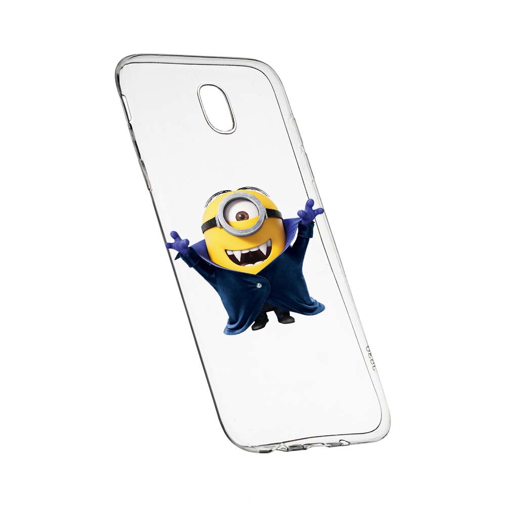 Husa de protectie Minion Vampire pentru Samsung Galaxy J5 2017, rezistenta la uzura, anti-alunecare, din silicon Premium, 204