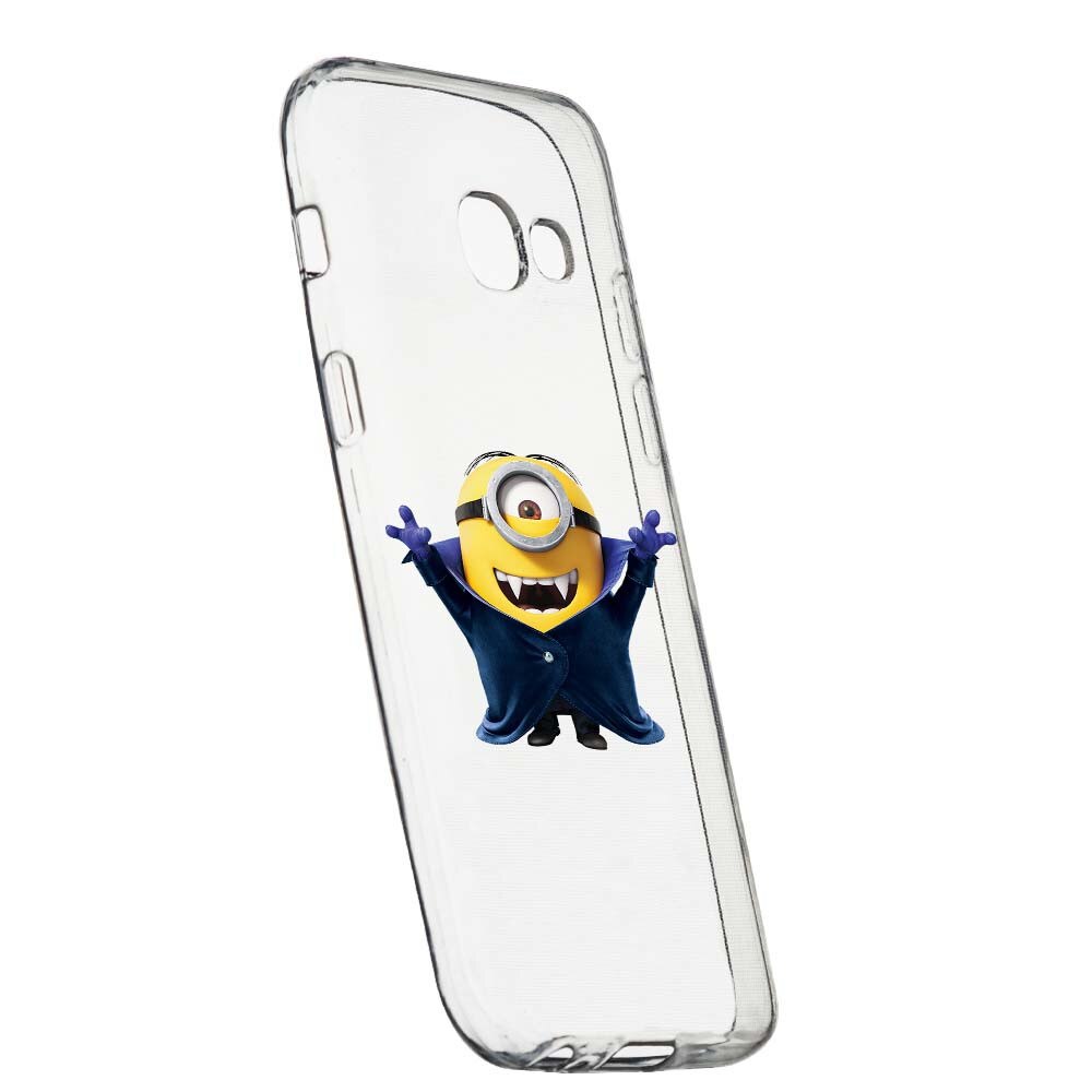 Husa de protectie Minion Vampire pentru Samsung Galaxy Xcover 4, rezistenta la uzura, anti-alunecare, din silicon Premium, 204