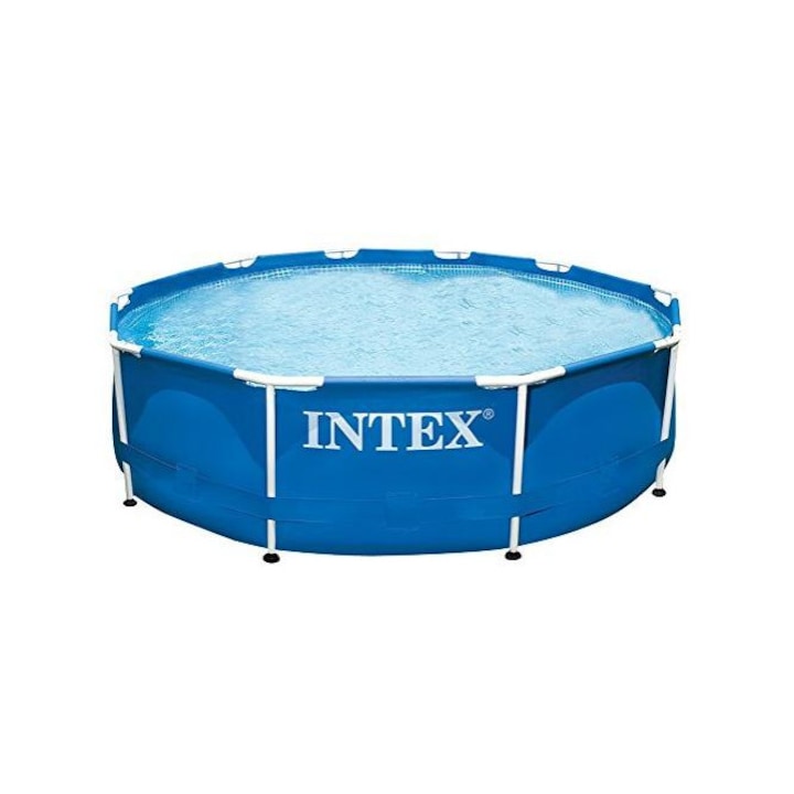 Intex 7400310 Intex Frame Rondo családi medence, 305x76 cm, papírszűrős vízforgatóval, színes