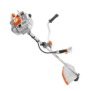 Motocoasa pe benzina O-Mac, 1.55 kW, 2.1 CP, culoare alb/portocaliu Motocoasa pe benzina O-Mac, 1.55 kW, 2.1 CP, culoare alb/portocaliu