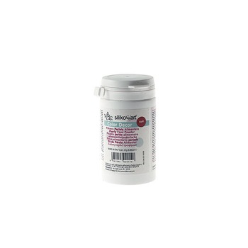 Colorant alimentar pudra decorare perlata, 25 g, Silikomart, Rosu Colorant alimentar pudra decorare perlata, 25 g, Silikomart, Rosu