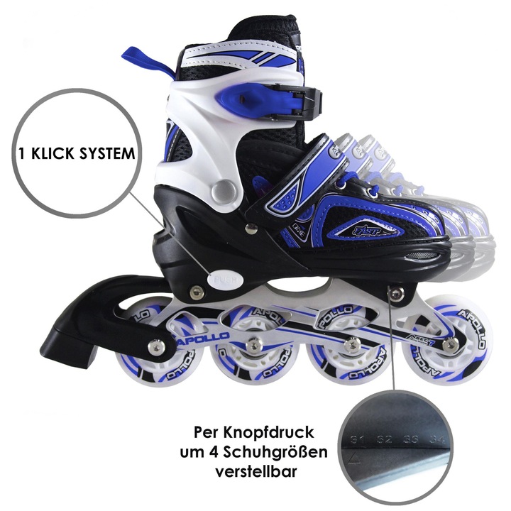 Role "Super Blades X Pro" Apollo S, Albastru