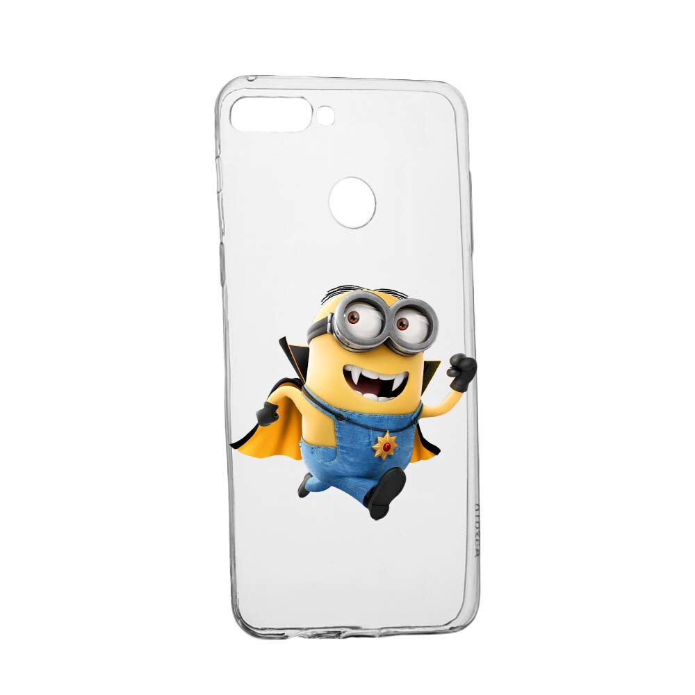 Husa de protectie Minion Vampire pentru Xiaomi Mi8 Lite, rezistenta la uzura, anti-alunecare, din silicon Premium, 205