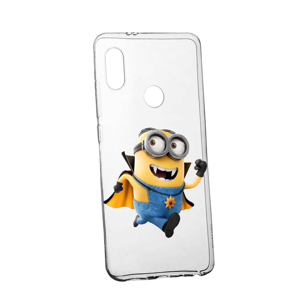 Husa de protectie Minion Vampire pentru Xiaomi Mi8, rezistenta la uzura, anti-alunecare, din silicon Premium, 205