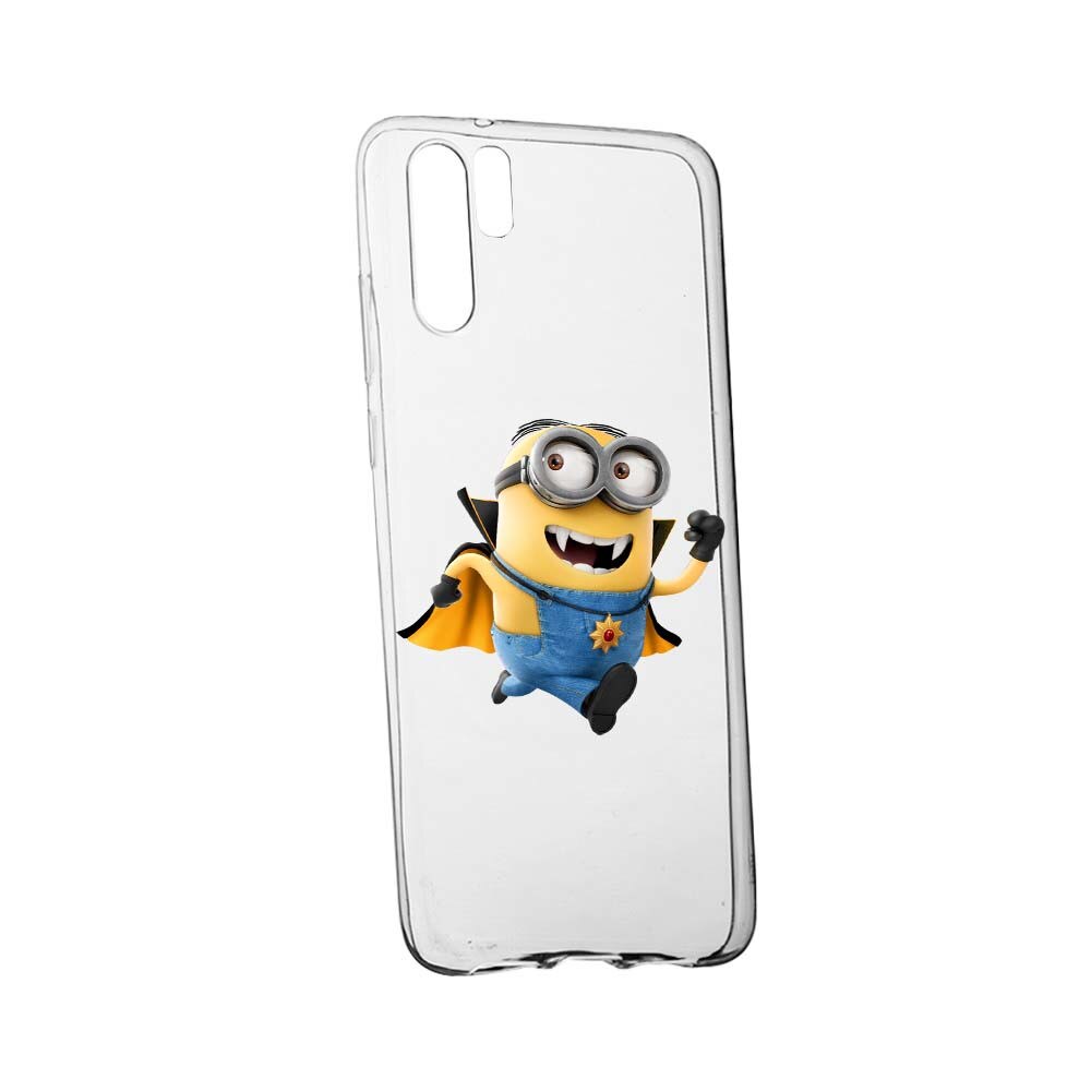 Husa de protectie Minion Vampire pentru Huawei P30 Pro, rezistenta la uzura, anti-alunecare, din silicon Premium, 205