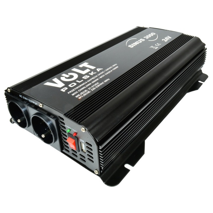 Invertor VOLT UNDA PURA 1500W / 3000W 24V / 230V