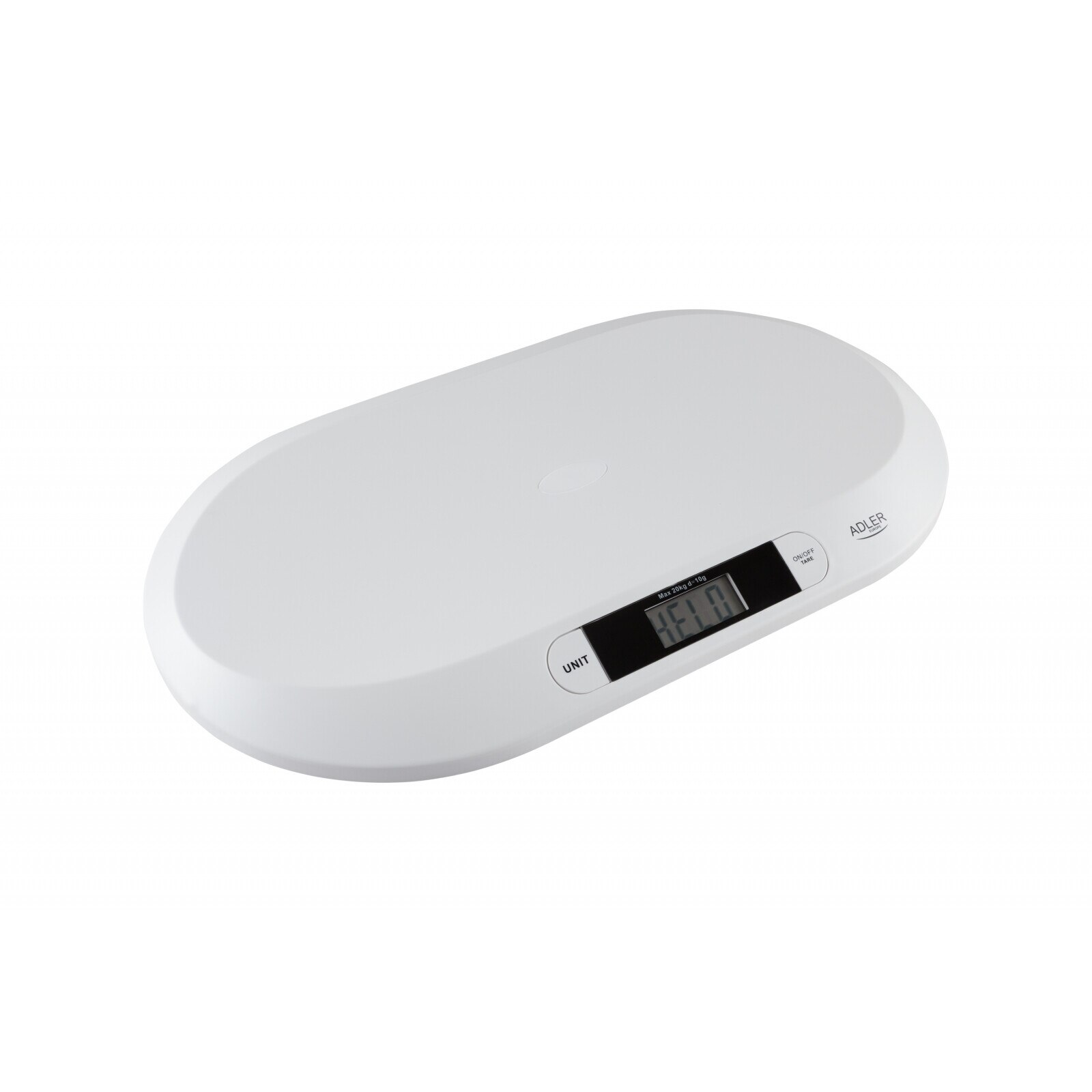 Cantar digital pentru bebelusi cu precizie de g, forma ergonomica, ecran LCD
