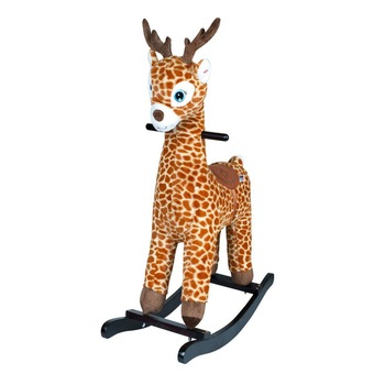 Balansoar Girafa pentru bebelusi PlayTo BGPT1-MA, Maro Balansoar Girafa pentru bebelusi PlayTo BGPT1-MA, Maro