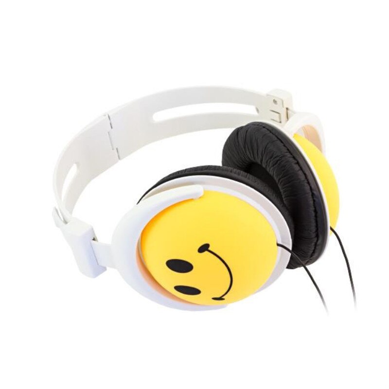 Casti cu fir Smiley Face