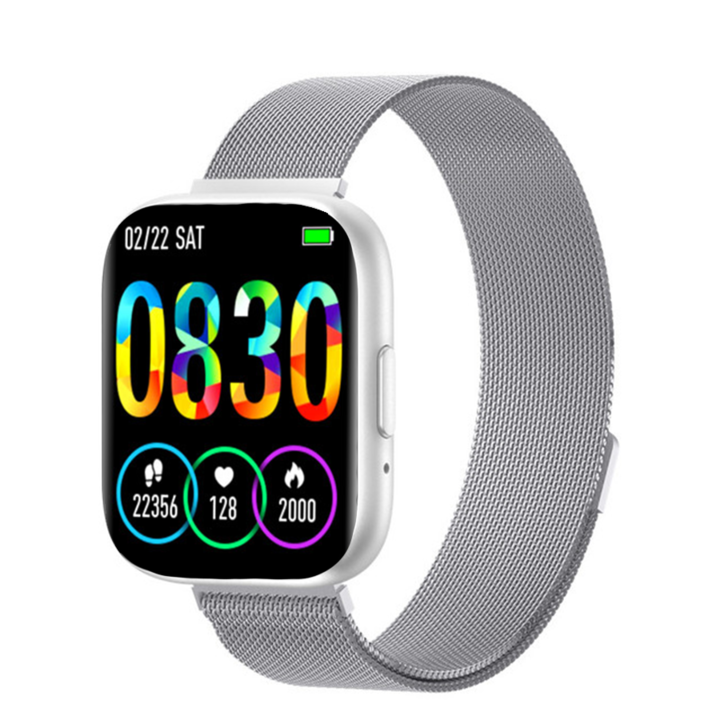 Ceas SmartWatch si Bratara Fitness 2 in 1 ISP FIT P68, 1.28" FULL Color OLED Display, Waterproof ip67, HeartRate, Blood Pressure, Sleep Monitor, Pedometru, Notificari, Weather, Silver Metal Edition