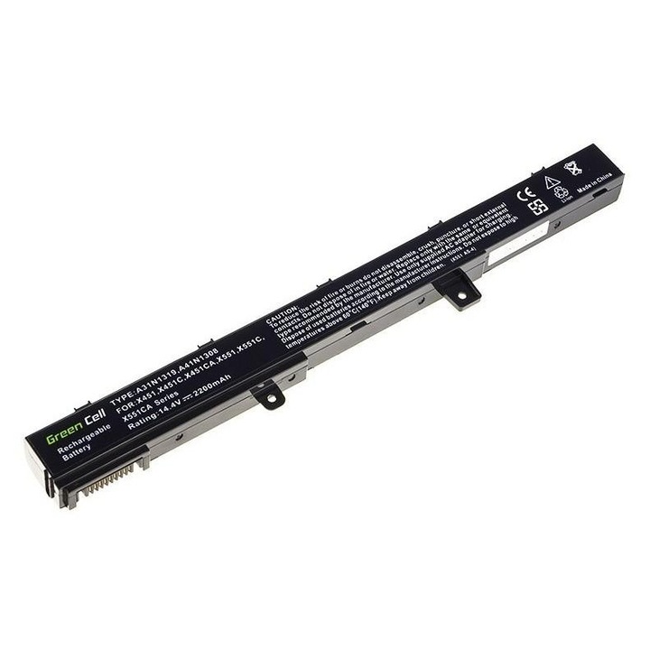 Baterie pentru laptop R508 R556LD R509 X551 X551C X551M X551CA X551MA X551MAV A31N1319 14.8V 2200mAh GREEN CELL