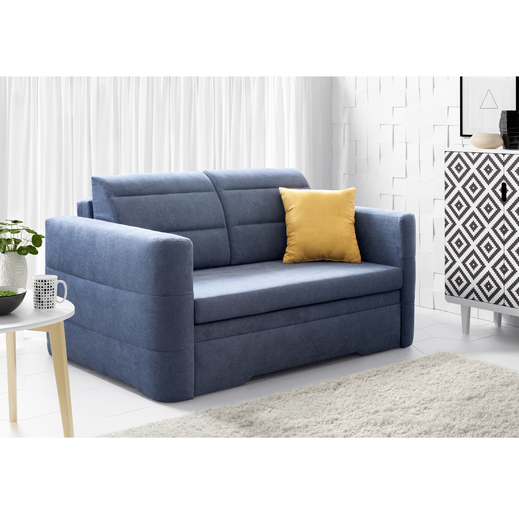 Canapea extensibila Genarom Fun, Soro76/ Cosmic120 , 147 x 93 x 85 cm