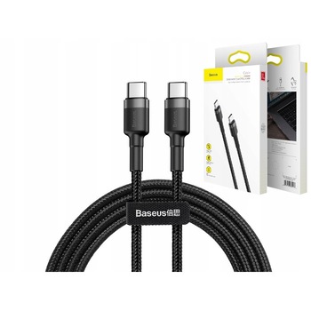 Cablu de date Baseus, CATKLF-HG1, Usb Type-C, 200 cm, Negru Cablu de date Baseus, CATKLF-HG1, Usb Type-C, 200 cm, Negru