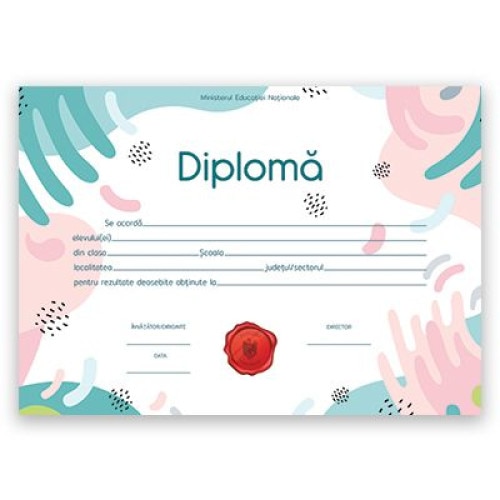 Diploma - pentru rezultate deosebite