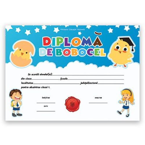 Diploma - de absolvire a clasei I