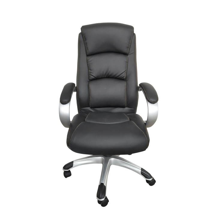 OPTIMAL ergonomikus irodai szék, PU, fekete