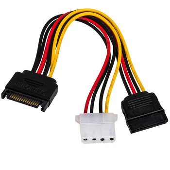 Cablu de alimentare , Akyga , AK/CA/32 SATA / SATA / MOLEX , 0.15 m Cablu de alimentare , Akyga , AK/CA/32 SATA / SATA / MOLEX , 0.15 m