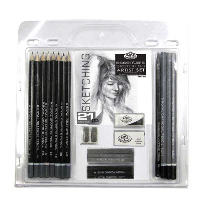 Set creioane pentru schite 21 piese Royal Langnickel