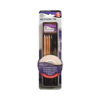 Set 9 creioane pentru desen si grafica Daler Rowney Set 9 creioane pentru desen si grafica Daler Rowney
