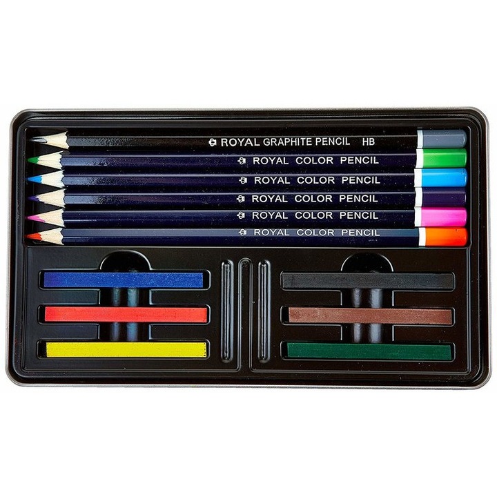 Set creioane desen Still Life Drawing Royal Langnickel