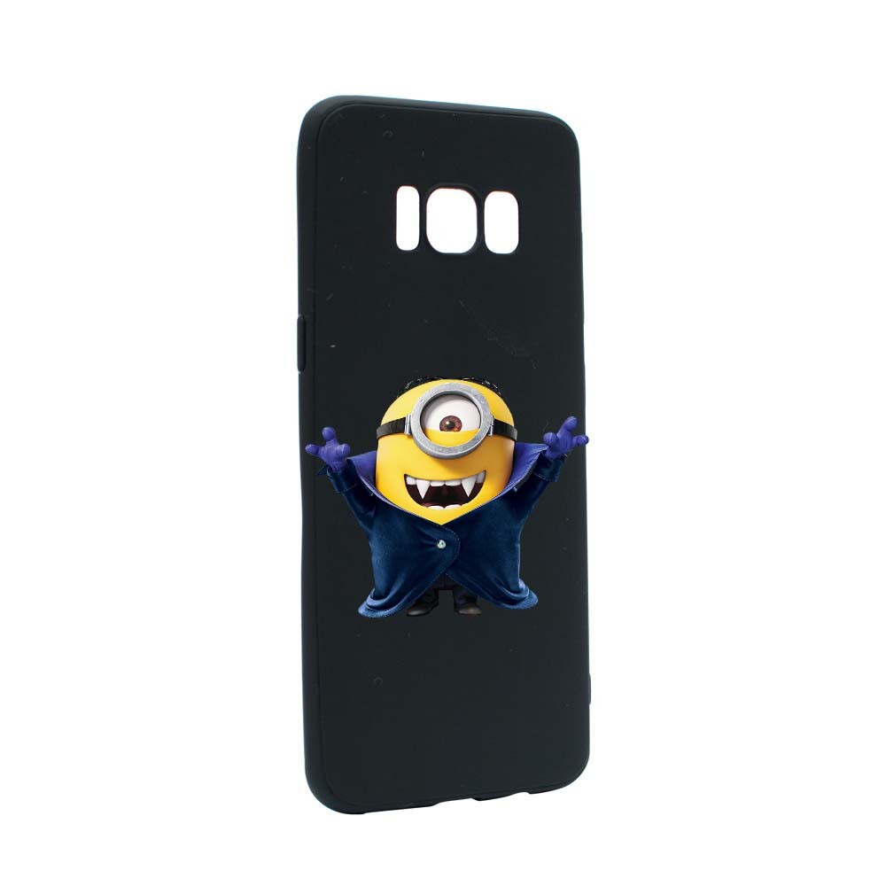 Husa de protectie Minion Vampire pentru Samsung Galaxy S8 Plus, rezistenta la uzura, anti-alunecare, din silicon Premium, B204
