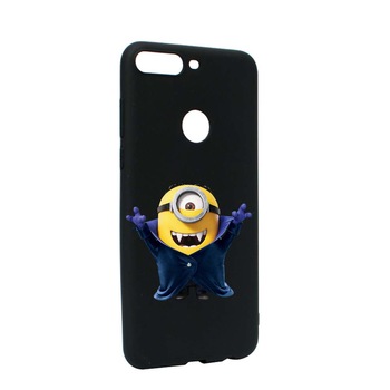 Husa de protectie Minion Vampire pentru Huawei Y7 2018 / Y7 Prime 2018, rezistenta la uzura, anti-alunecare, din silicon Premium, B204 Husa de protectie Minion Vampire pentru Huawei Y7 2018 / Y7 Prime 2018, rezistenta la uzura, anti-alunecare, din silicon Premium, B204