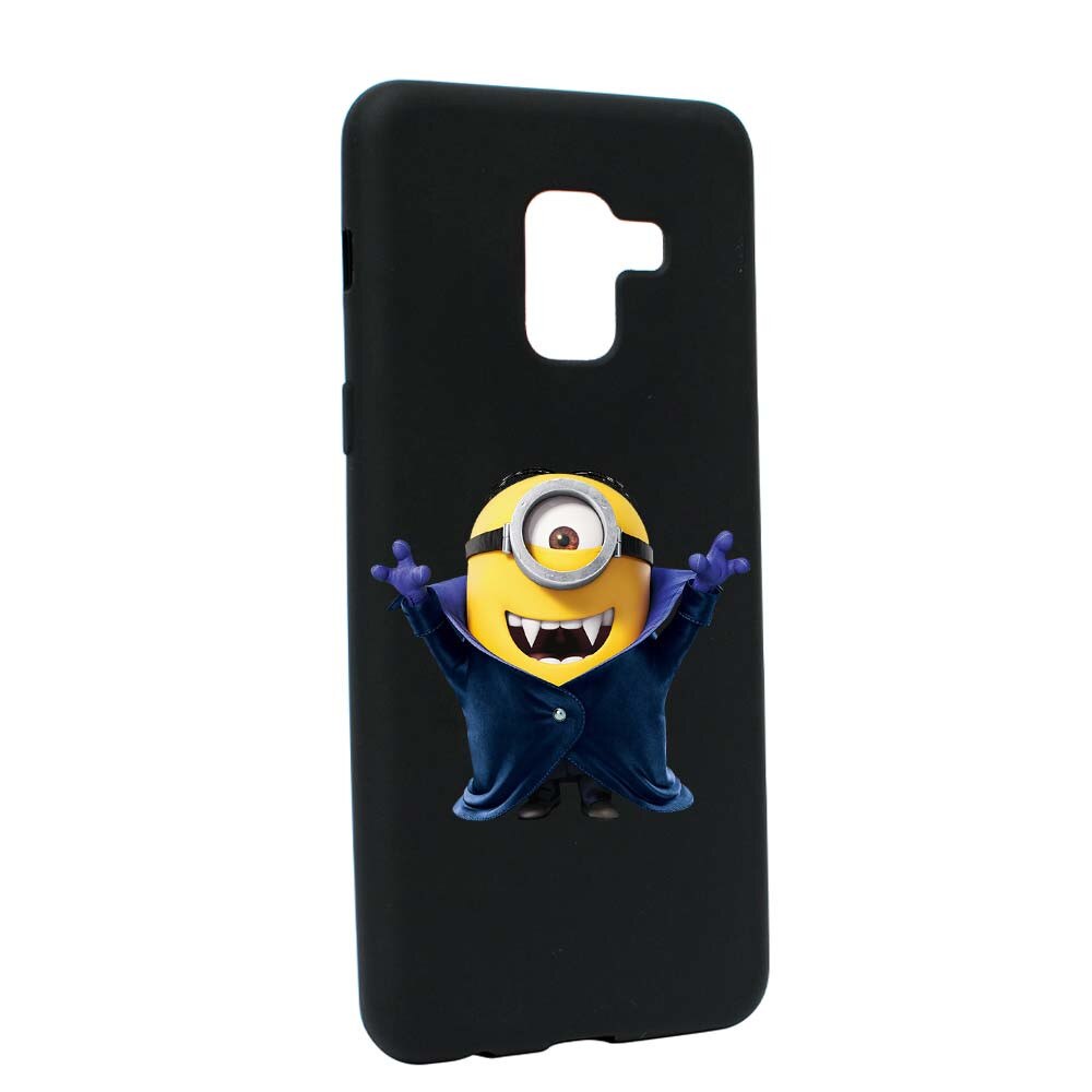 Husa de protectie Minion Vampire pentru Samsung Galaxy A5 2018, rezistenta la uzura, anti-alunecare, din silicon Premium, B204