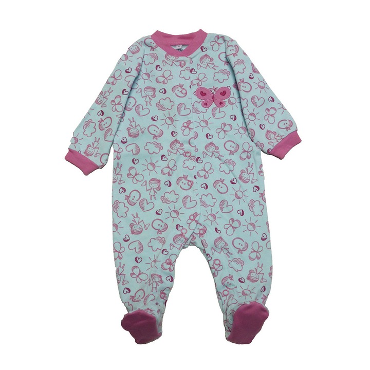 Salopeta / Pijama bebe, Pekkle, desene, Z34