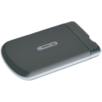 HDD extern Freecom Toughdrive, 1 TB, AES 256-bit hardware encryption, Negru HDD extern Freecom Toughdrive, 1 TB, AES 256-bit hardware encryption, Negru