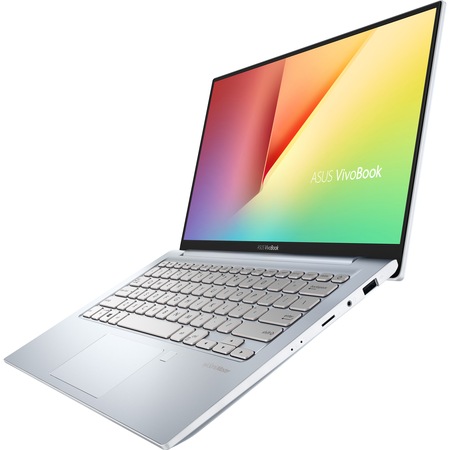 Laptop ultraportabil ASUS VivoBook S13 S330FA cu procesor Intel® Core™ i5-8265U pana la 3.90 GHz, Whiskey Lake, 13.3", Full HD, 8GB, 256GB SSD, Intel UHD Graphics 620, Free DOS, Silver Metal