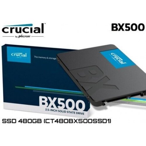SSD Crucial BX500 480GB SATA-III 2.5 inch - eMAG.ro