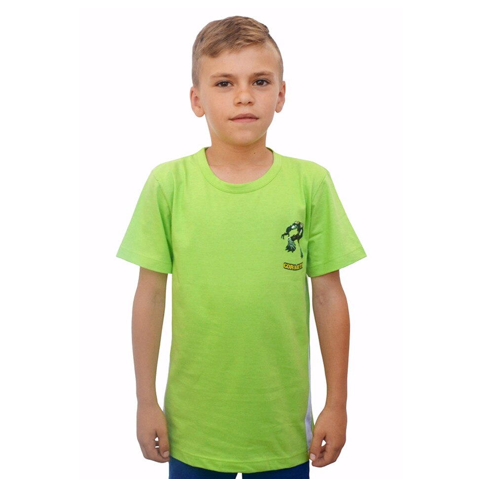 Tricou baieti Bumbac,Notthingam, Verde, 10-11 Ani