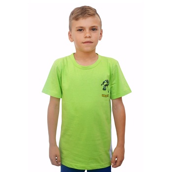Tricou baieti Bumbac,Notthingam, Verde, 10-11 Ani Tricou baieti Bumbac,Notthingam, Verde, 10-11 Ani