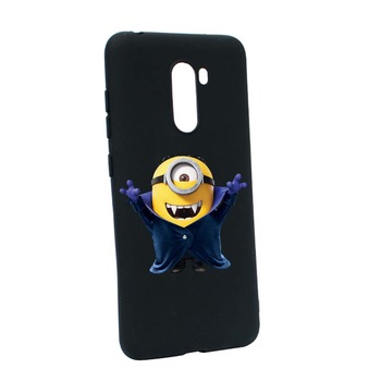 Husa de protectie Minion Vampire pentru Xiaomi PocoPhone F1, rezistenta la uzura, anti-alunecare, din silicon Premium, B204 Husa de protectie Minion Vampire pentru Xiaomi PocoPhone F1, rezistenta la uzura, anti-alunecare, din silicon Premium, B204