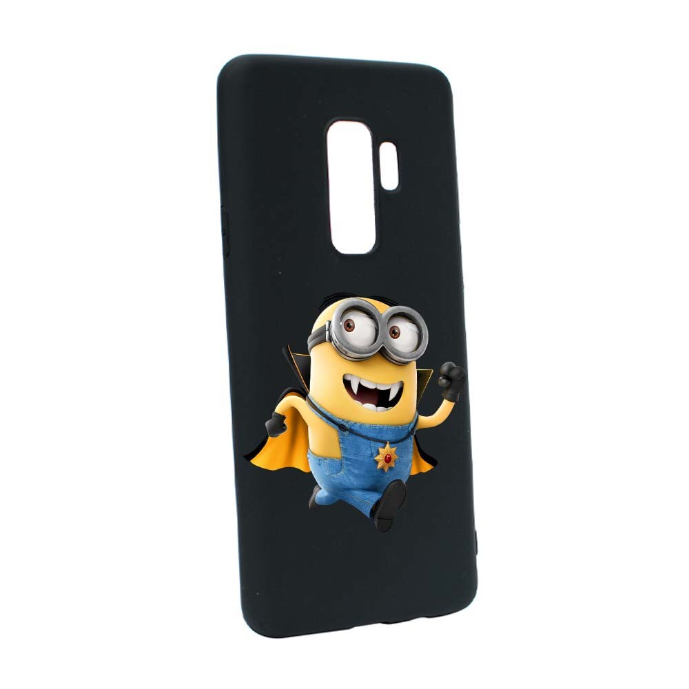 Husa de protectie Minion Vampire pentru Samsung Galaxy S9 Plus, rezistenta la uzura, anti-alunecare, din silicon Premium, B205
