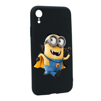 Husa de protectie Minion Vampire pentru Apple iPhone XR, rezistenta la uzura, anti-alunecare, din silicon Premium, B205 Husa de protectie Minion Vampire pentru Apple iPhone XR, rezistenta la uzura, anti-alunecare, din silicon Premium, B205