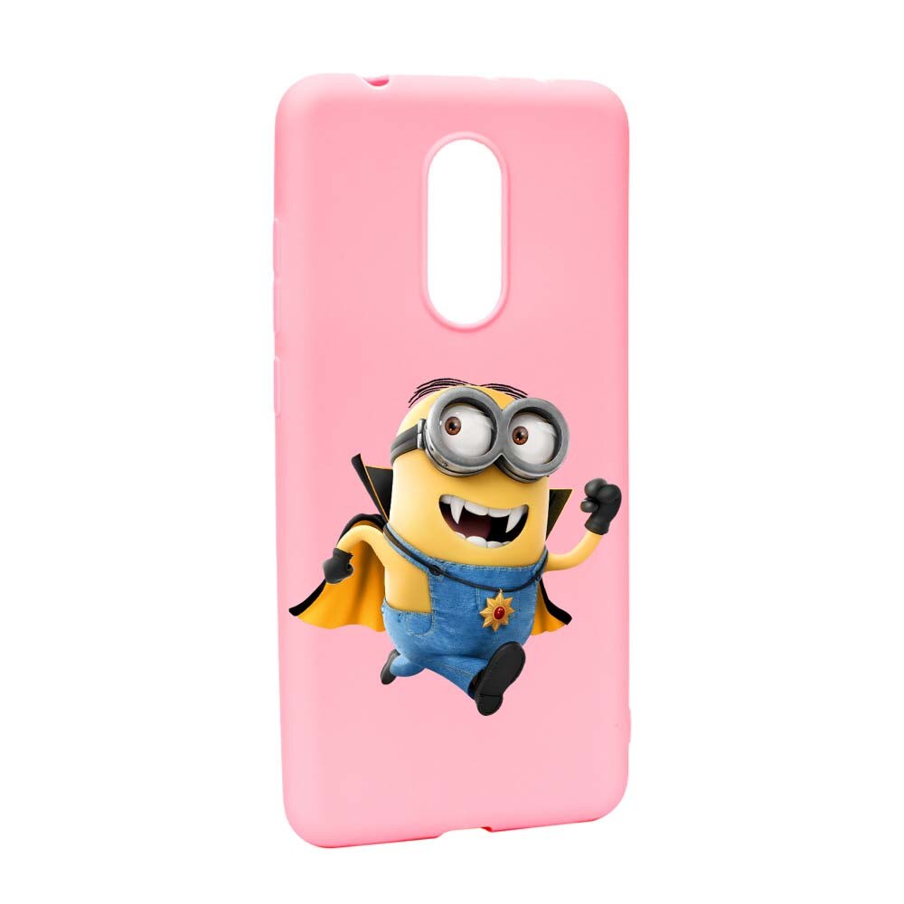 Husa de protectie Minion Vampire pentru Xiaomi Redmi Note 5 / Redmi 5 Plus, rezistenta la uzura, anti-alunecare, din silicon Premium, P205