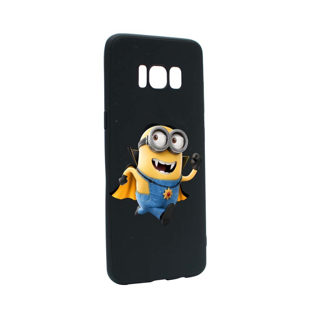 Husa de protectie Minion Vampire pentru Samsung Galaxy S8 Plus, rezistenta la uzura, anti-alunecare, din silicon Premium, B205