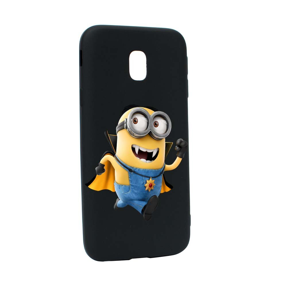 Husa de protectie Minion Vampire pentru Samsung Galaxy J7 2018, rezistenta la uzura, anti-alunecare, din silicon Premium, B205