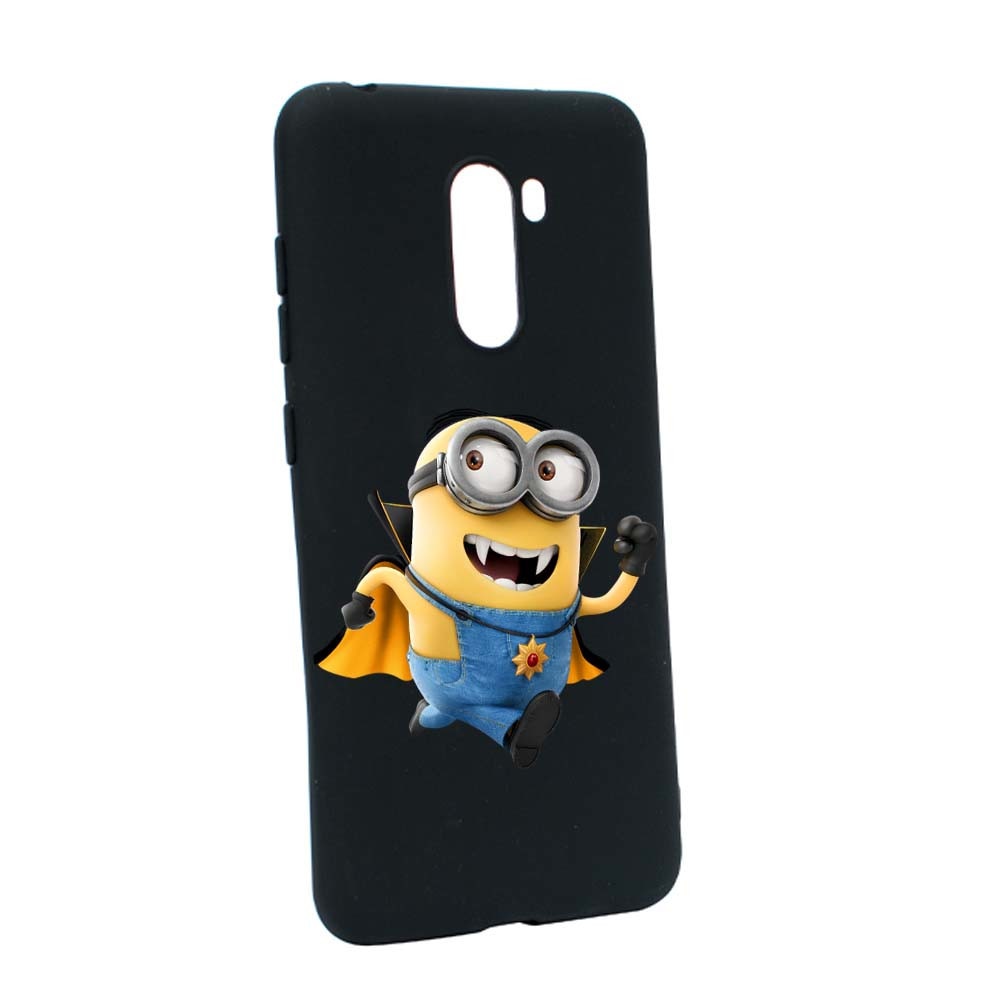 Husa de protectie Minion Vampire pentru Xiaomi PocoPhone F1, rezistenta la uzura, anti-alunecare, din silicon Premium, B205