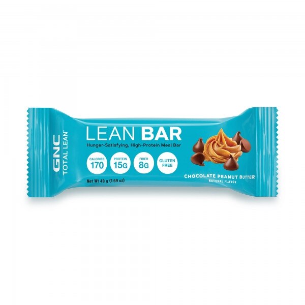 GNC Total Lean® Baton Inlocuitor de Masa Lean cu Ciocolata si Unt de Arahide, 48 g