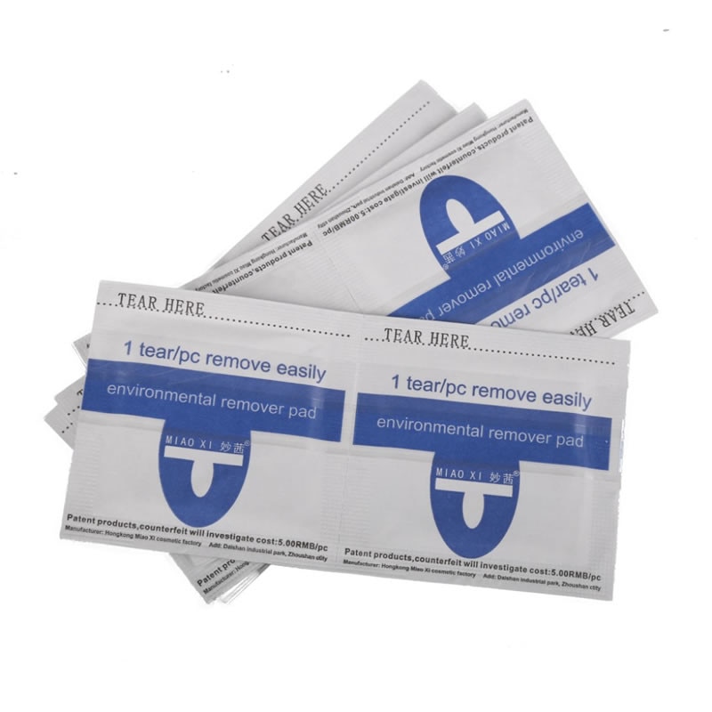 Pliculete pentru unghii soak off remover, 200 bucati